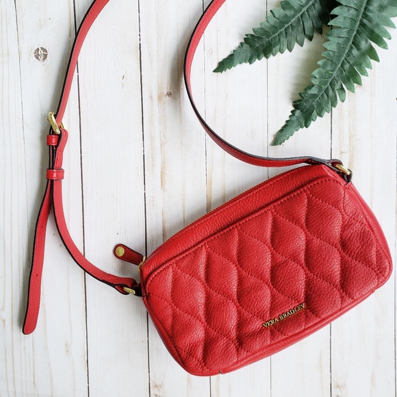Vera Bradley Handbags - Vera Bradley Quilted Sydney Crossbody Tango Red